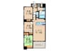 ｸﾞﾗﾝﾚ･ｼﾞｪｲﾄﾞ京都河原町(305) 3LDKの間取り