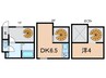 アリビア藤江 1Rの間取り