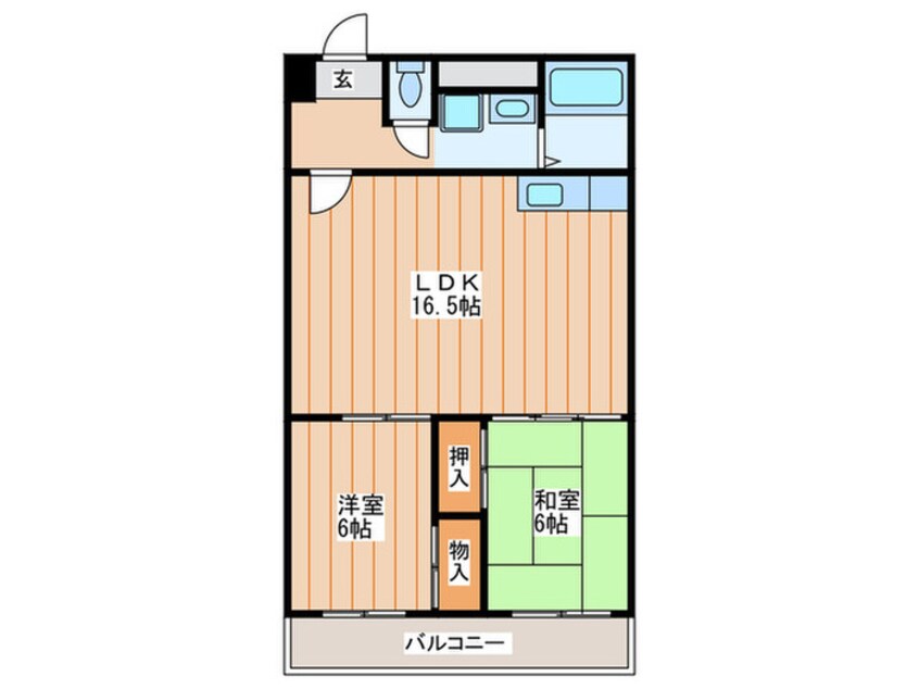 間取図 メゾン讃良