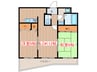 エクセレントⅡ 2LDKの間取り