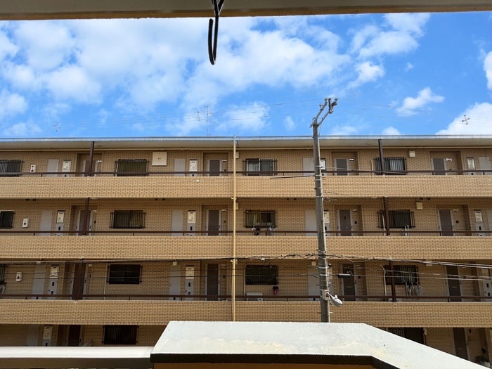 室内からの展望 エルロード住吉７号館