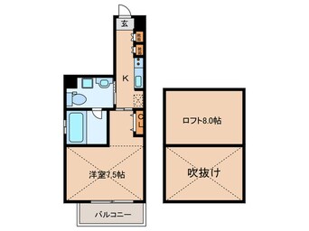 間取図 アミティエ扇町公園