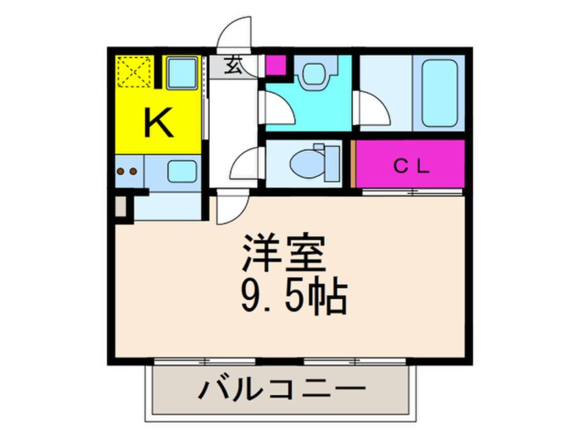 間取図 ハイウェイブ高槻