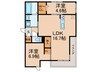 Armojour A棟 2LDKの間取り