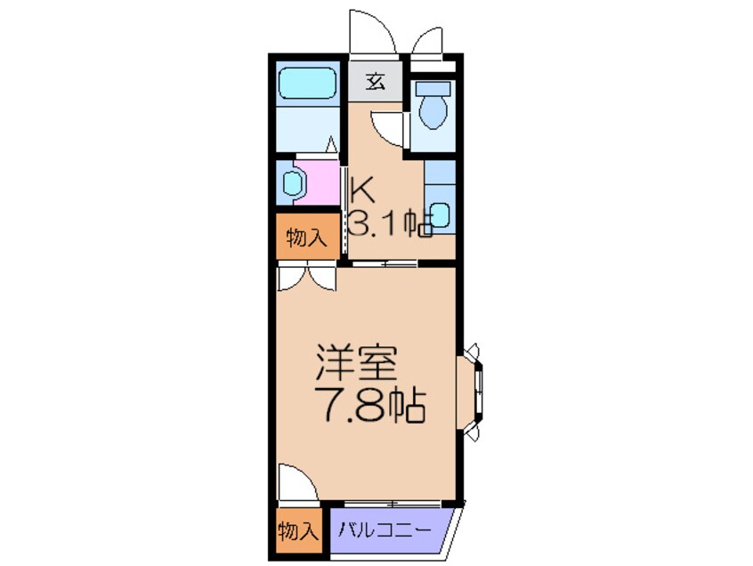 間取図 ネバ－ランド姫島