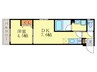 べラジオ智恵光院（204） 1DKの間取り
