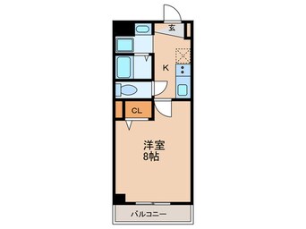 間取図 ｳﾞｨﾗﾍﾟﾝﾄﾊｳｽ弁天町