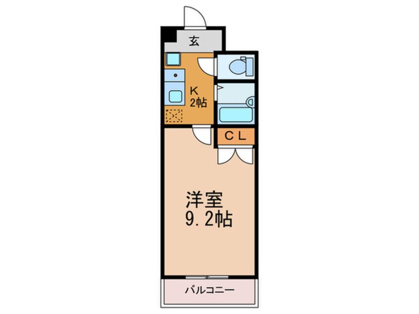 間取図 アンムート四天王寺