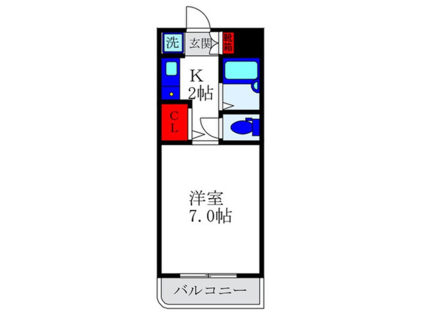 間取図 センチュリ－蛍池