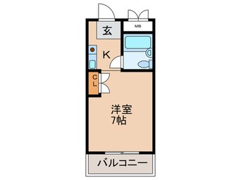 間取図 サンヴェ－ル三津屋