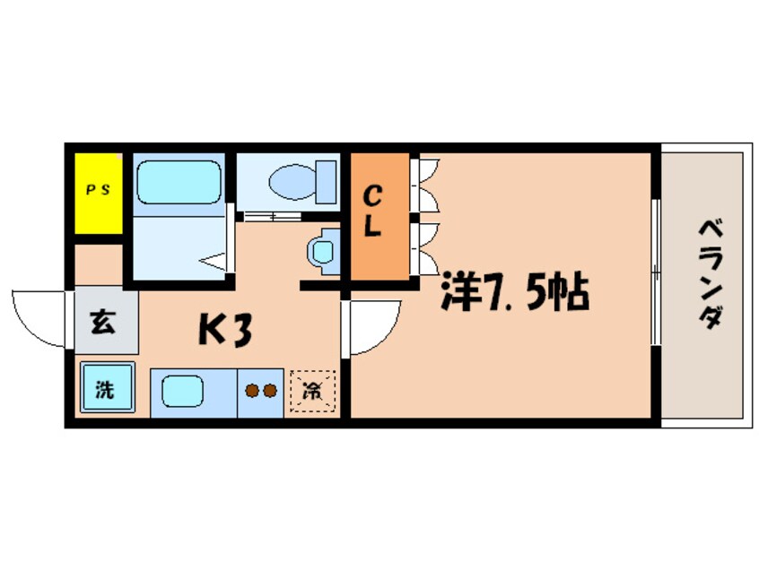 間取図 オ－クステ－ジ