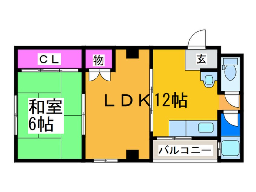 間取図 マンション丸保