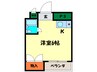 テソロナガノ 1Rの間取り