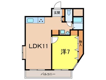 間取図 フラッツ　エクシード