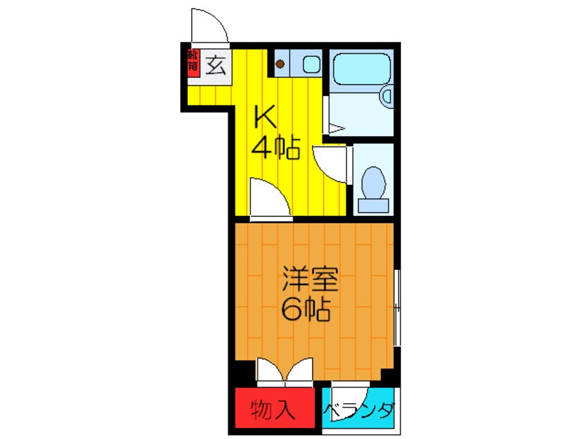 間取図 Ｍ　プラザ西三荘駅前