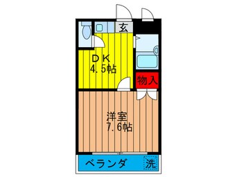 間取図 Ｍ　プラザ西三荘駅前