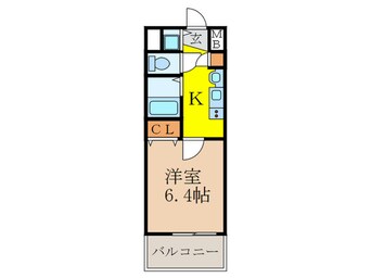 間取図 プレサンス新大阪クレスタ(208)