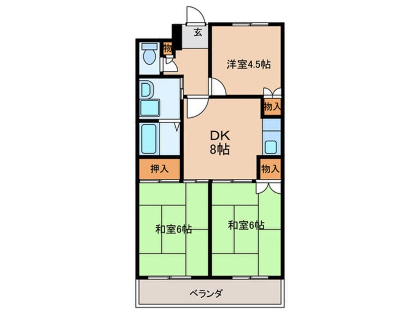 間取図 ヴァンベール
