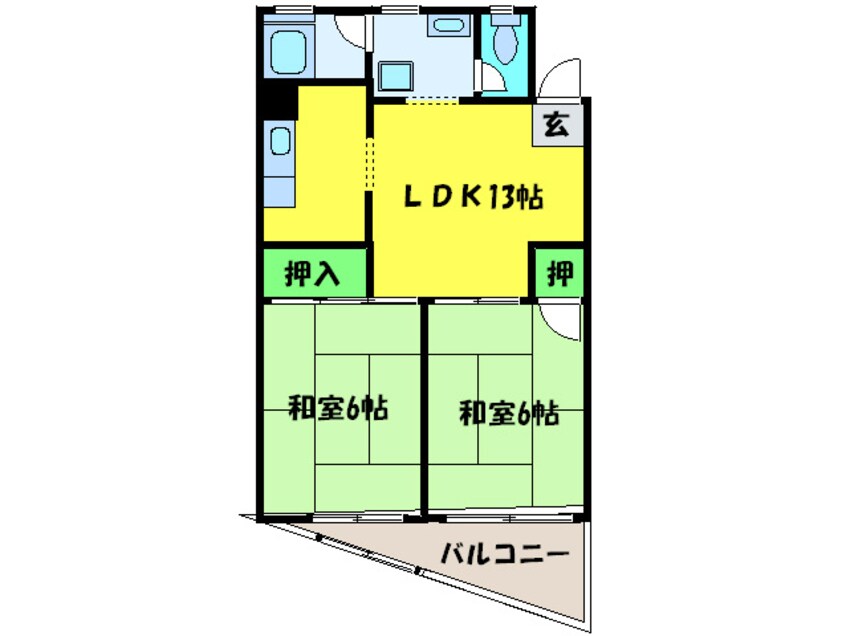 間取図 辻野マンション