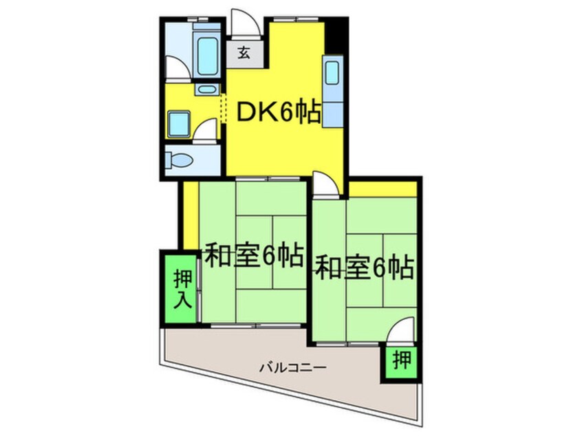 間取図 辻野マンション