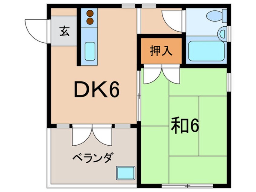 間取図 ルミエ－ル東灘