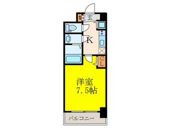 間取図 ディームス江坂