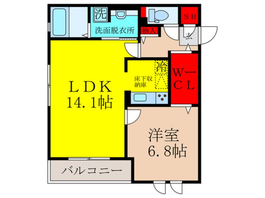 間取図 ウイングヒルズ