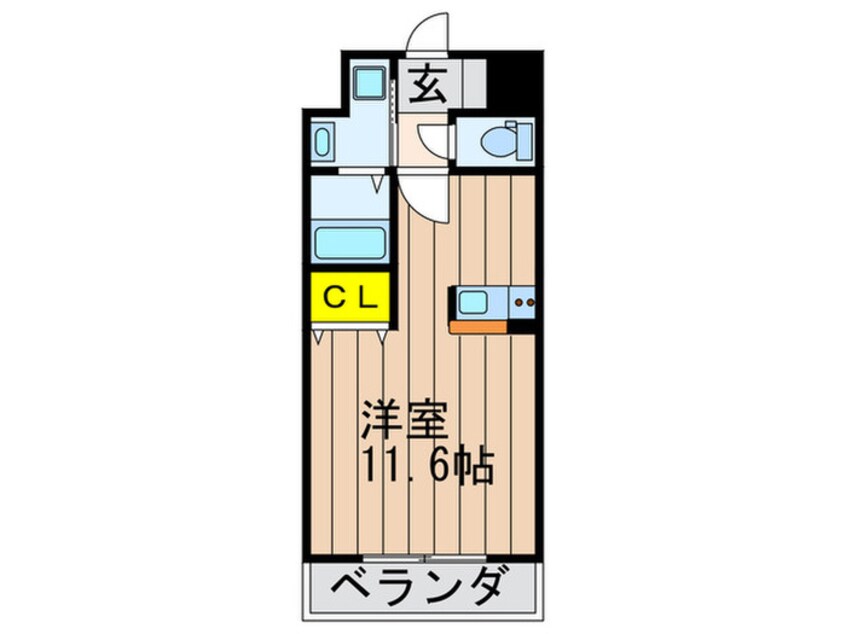 間取図 プラリア牧野阪