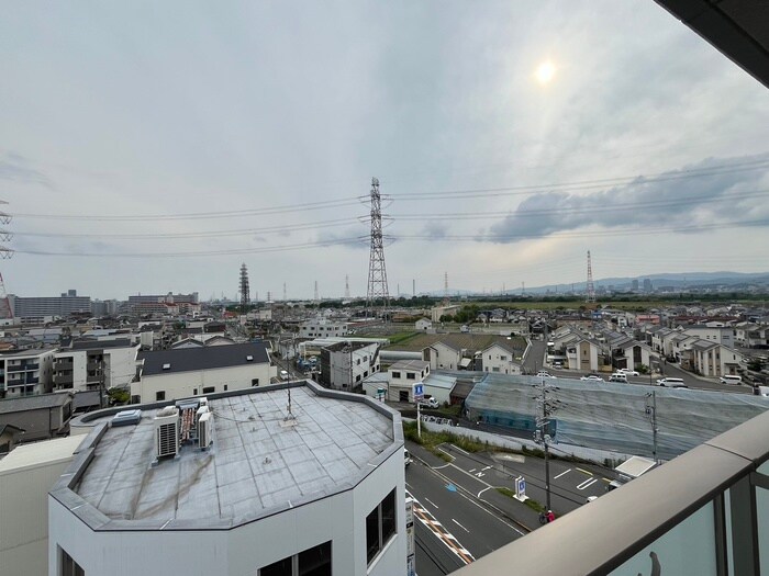 室内からの展望 プラリア牧野阪