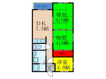 間取図 サングレード大隅