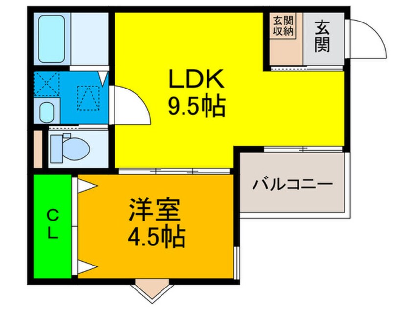 間取図 仮）モンタージュ鳳駅前