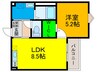 仮）モンタージュ鳳駅前 1LDKの間取り