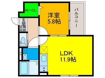 間取図 仮）モンタージュ鳳駅前