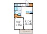 仮）Ｓｉｄｅ西ノ京 1LDKの間取り