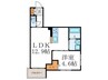 仮）Ｓｉｄｅ西ノ京 1LDKの間取り