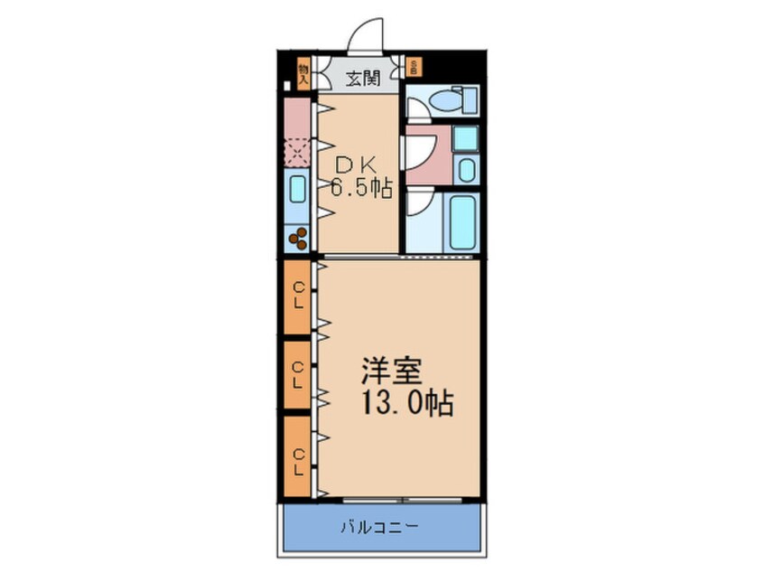 間取図 ビエラ老松