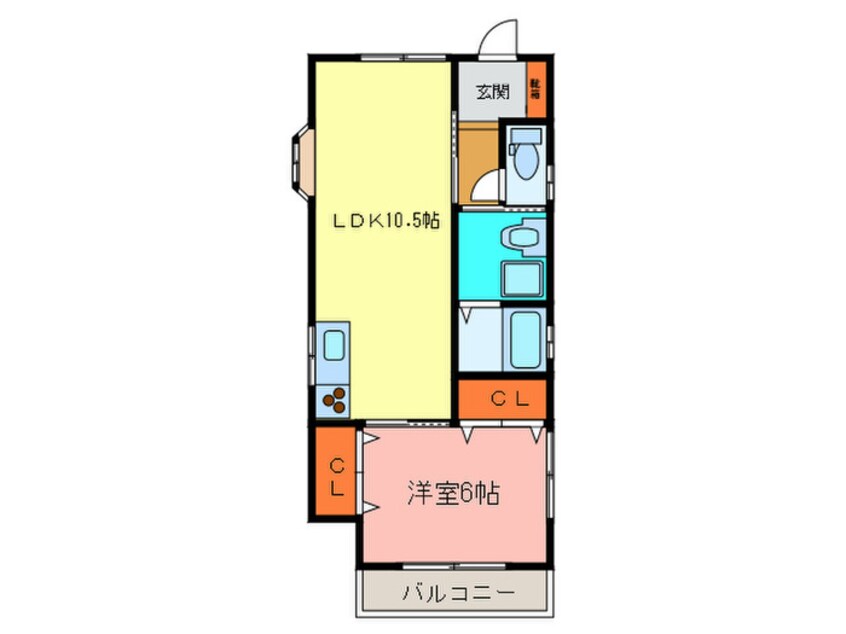 間取図 ハナヤシキヒルⅡ