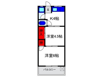 間取図 豊中コ－ポラス