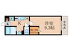 アイグレイス 1Kの間取り