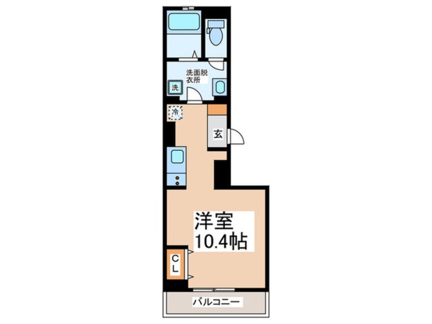 間取図 アビタシオン栄