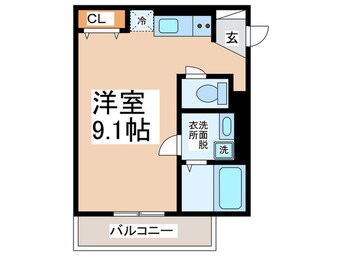 間取図 アビタシオン栄