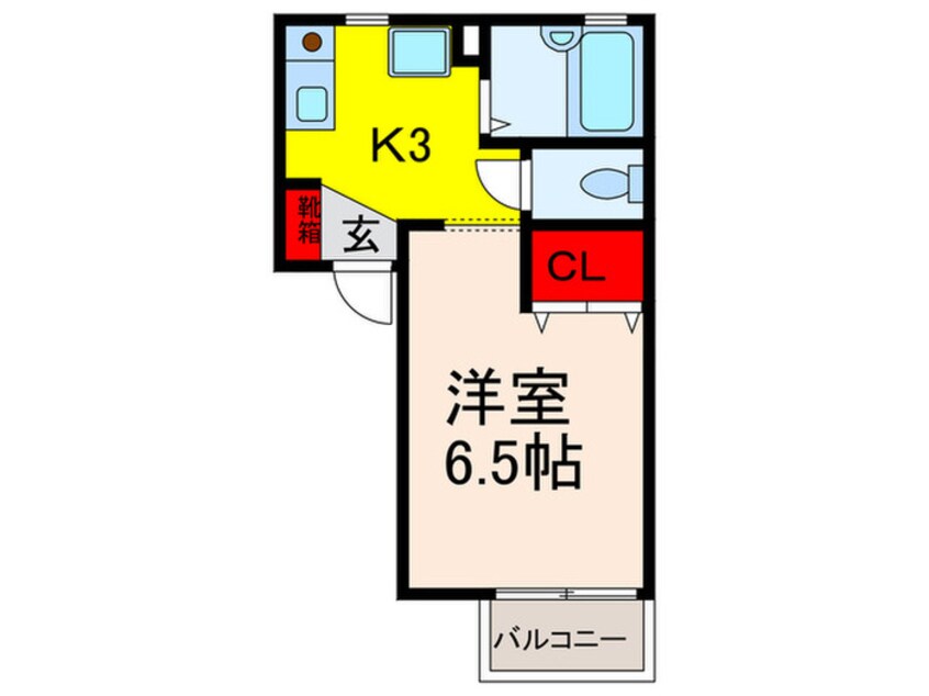 間取図 メロディ－ハウスソロ