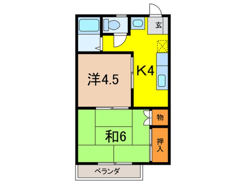 間取図 中野ハイツ