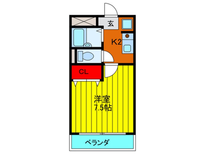 間取図 ベルハイツ