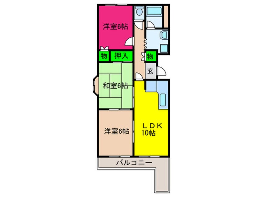 間取図 カターラオーシマ