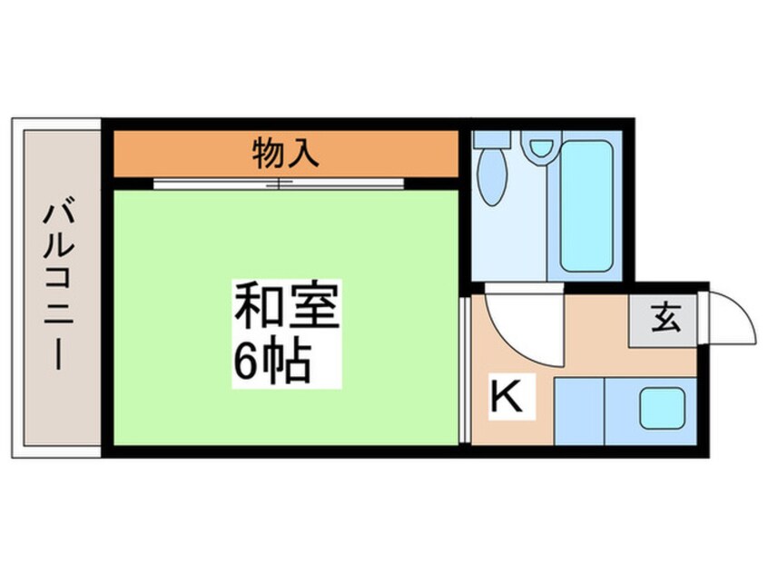 間取図 ベルメゾン玉出