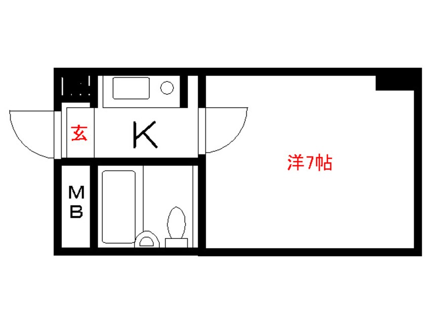 間取図 ジュネス・シャトー