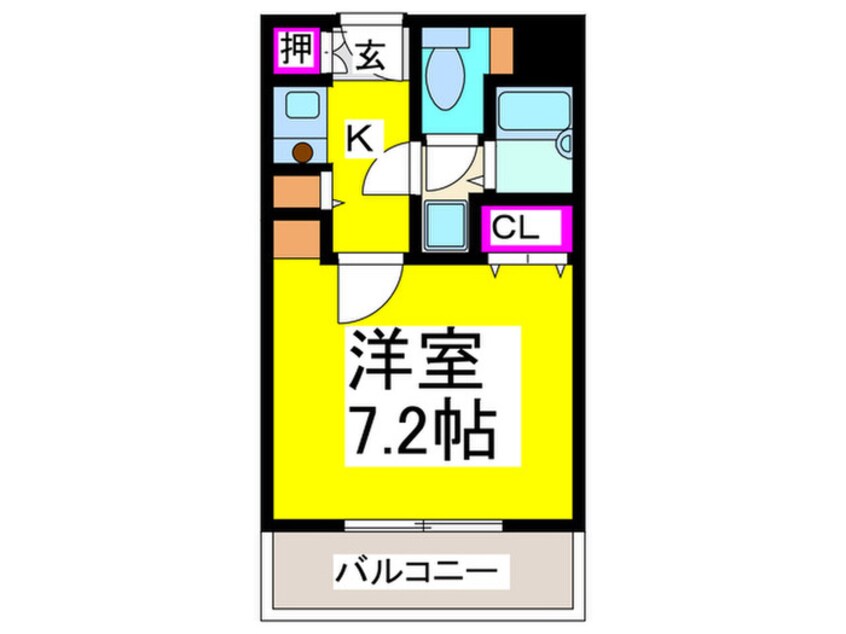 間取図 アレグリアプレイス熊取