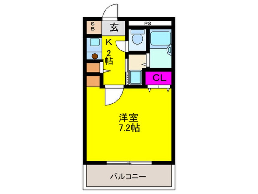 間取図 アレグリアプレイス熊取