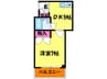 第２ヌヴェ－ルハイツ 1DKの間取り